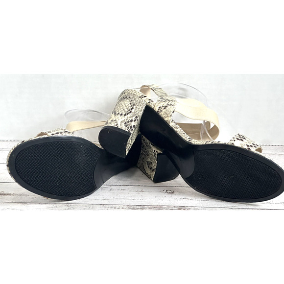 Bandolino Women’s Devin Block Heels Size 9M Tan Brown Slingbacks - Picture 12 of 16